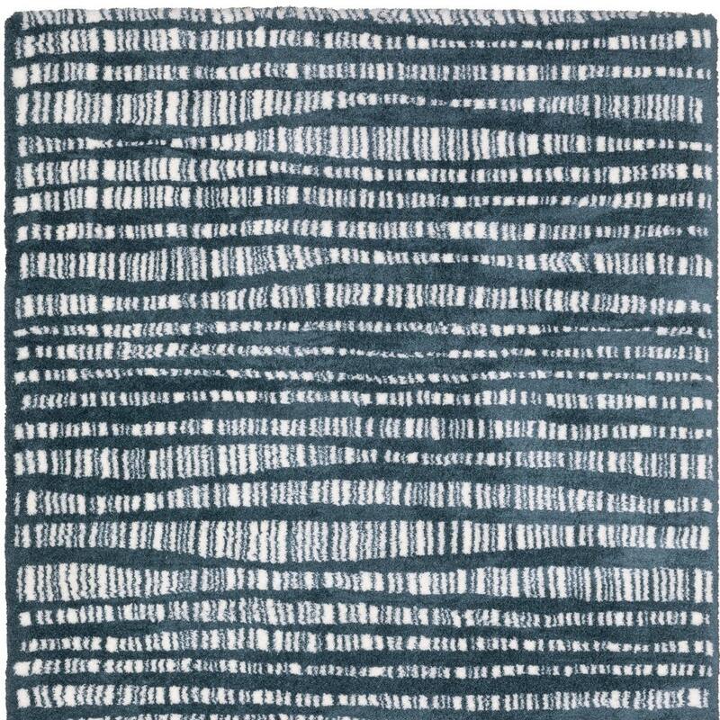 HomeRoots Striped Industrial Runner Area Rug