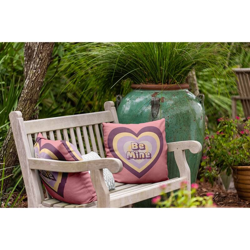 Be Mine Valentines Day Decorative Throw Pillow