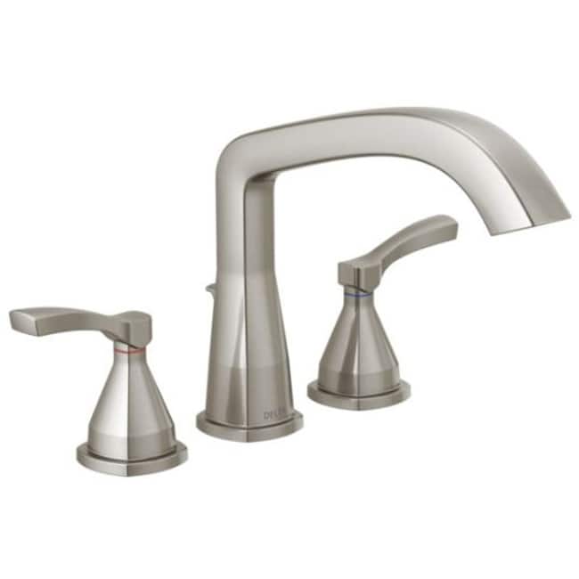 Delta Stryke Deck Mounted Roman Tub Filler with Lever Handles