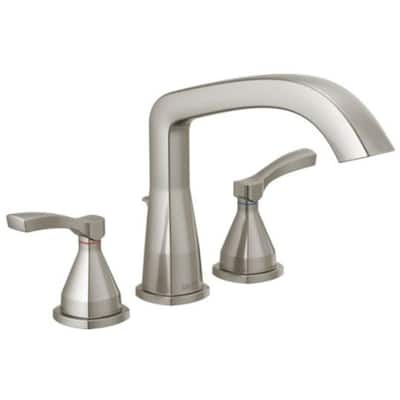 Delta Stryke Deck Mounted Roman Tub Filler with Lever Handles