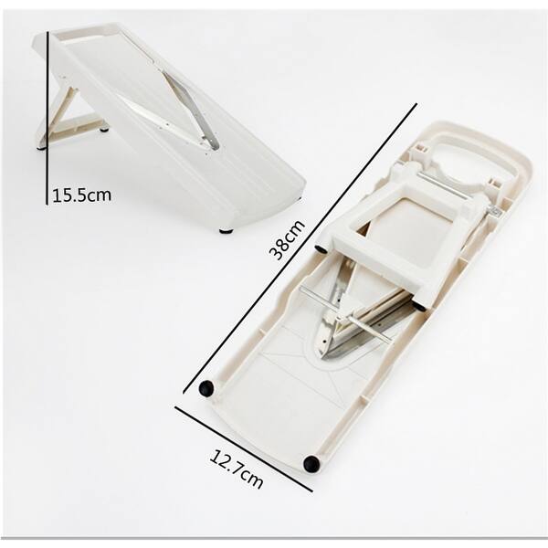 Shop V Blade Mandolin Slicer 8 Pcs Great Kitchen Tool Overstock