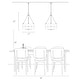preview thumbnail 10 of 13, Malury Mid-century Modern 4-Light Brass Gold Drum Chandelier Fabric Shaded Foyer Pendant Lights - D17" x H30"