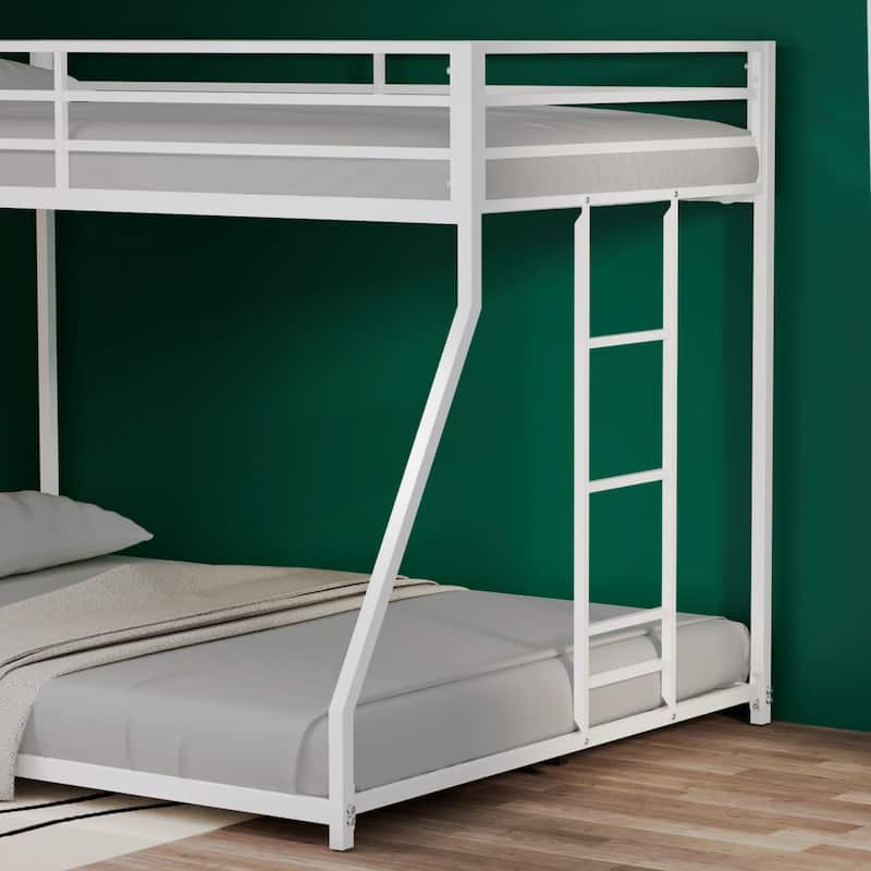 Jones Modern Twin Over Full Metal Bunk Bed by Christopher Knight Home