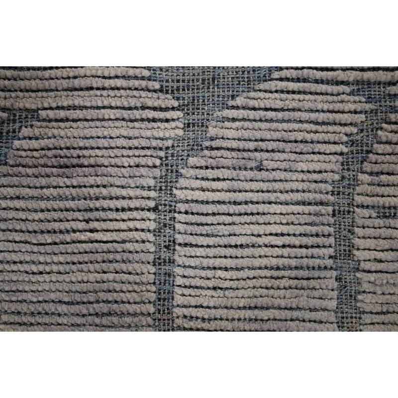 Moroccan Oriental Area Rug Hand-Knotted Bedroom Wool Carpet - 8'7"x 11'10"