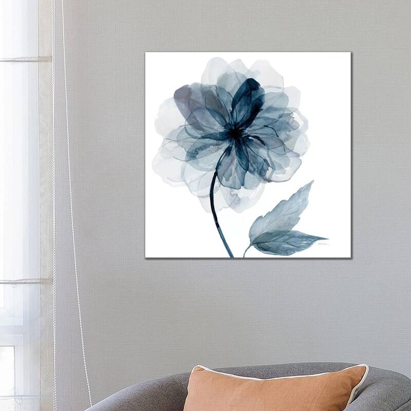 iCanvas "Indigo Bloom I" by Carol Robinson Canvas Print - 26x26x1.5