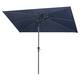 VredHom 9 x 5 Ft Outdoor Rectangular Market Umbrella with Double Top