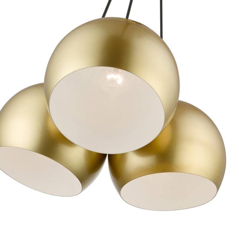 Livex Lighting 43393 Piedmont 3 Light 22" Wide Multi Light Pendant