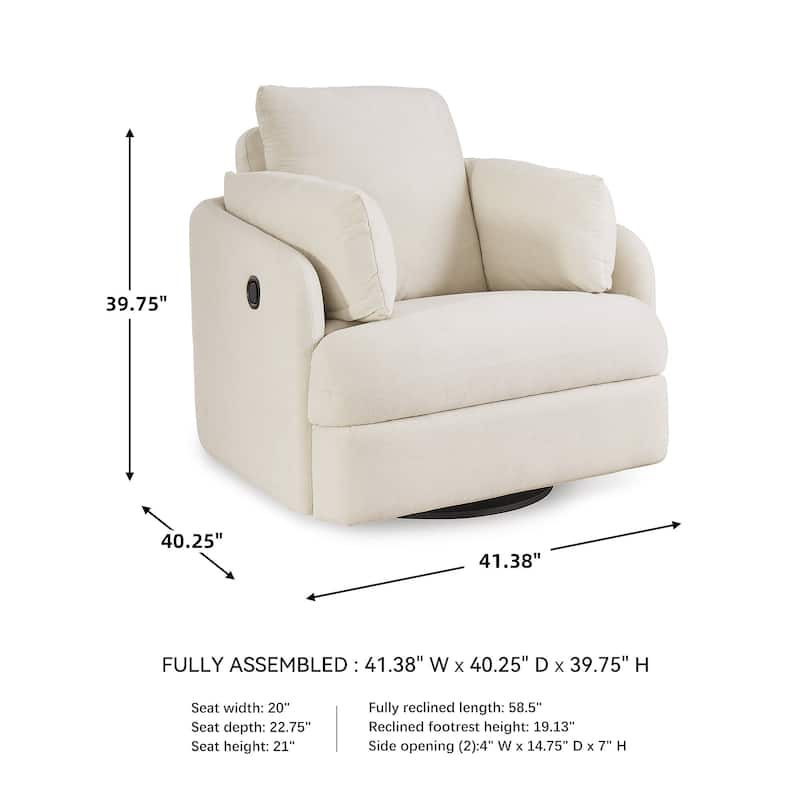 Signature Design by Ashley Modmax Swivel Glider Recliner
