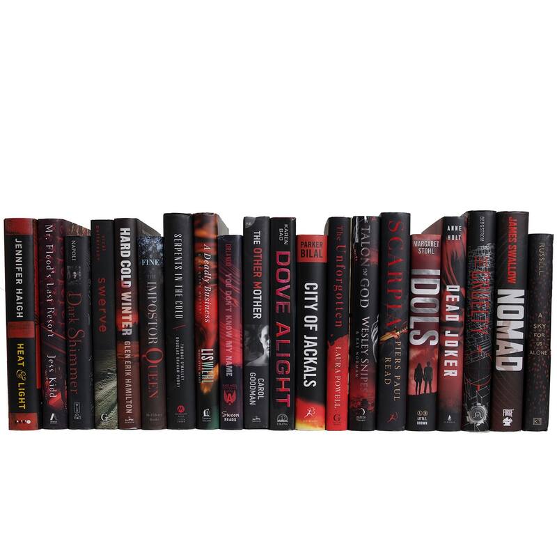 Books Black Decorative Accessories: Onyx Flame Dust Jacket Color By The Foot