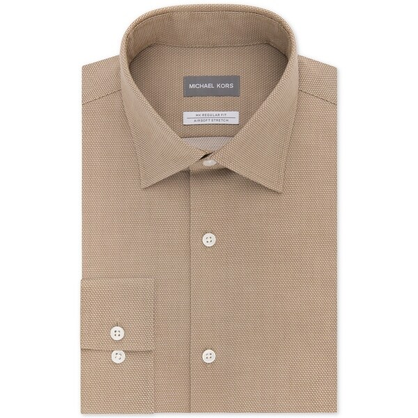 michael kors men's solid stretch shirt