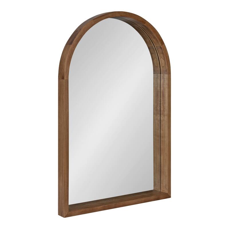 Kate and Laurel Hutton Arch Mirror - 20x30 - Rustic Brown
