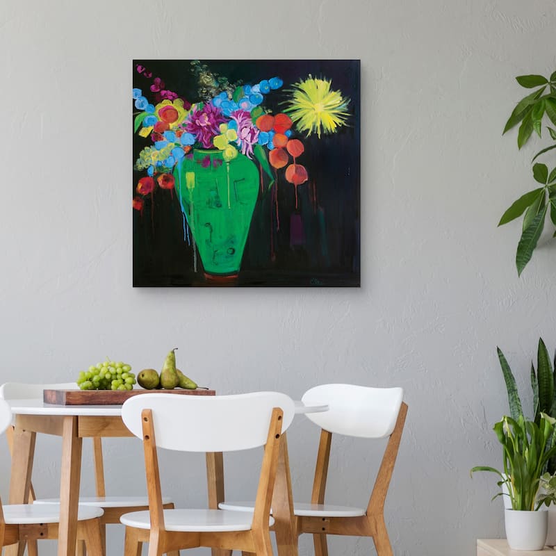 Green With Envy by Alexi Fine Canvas Art Print