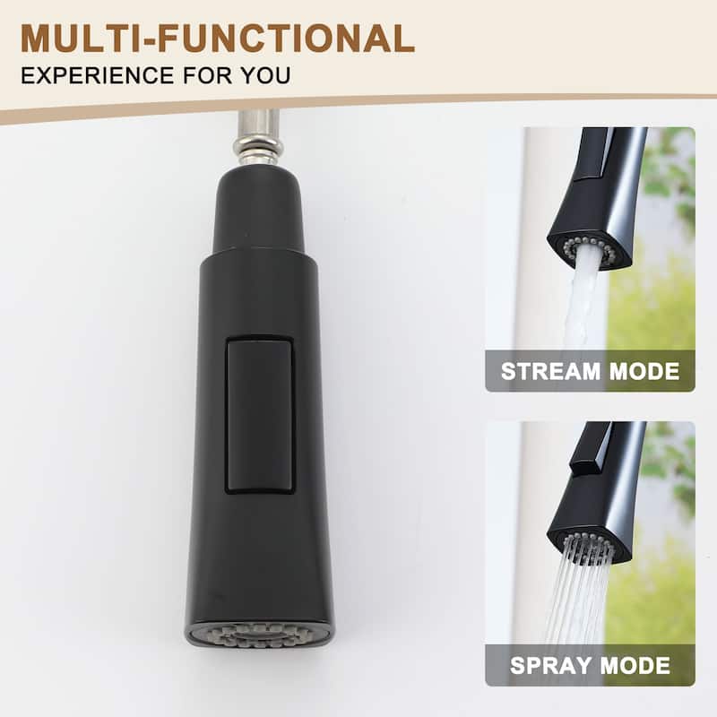 Single-Handle Pull-Out Sprayer Kitchen Faucet