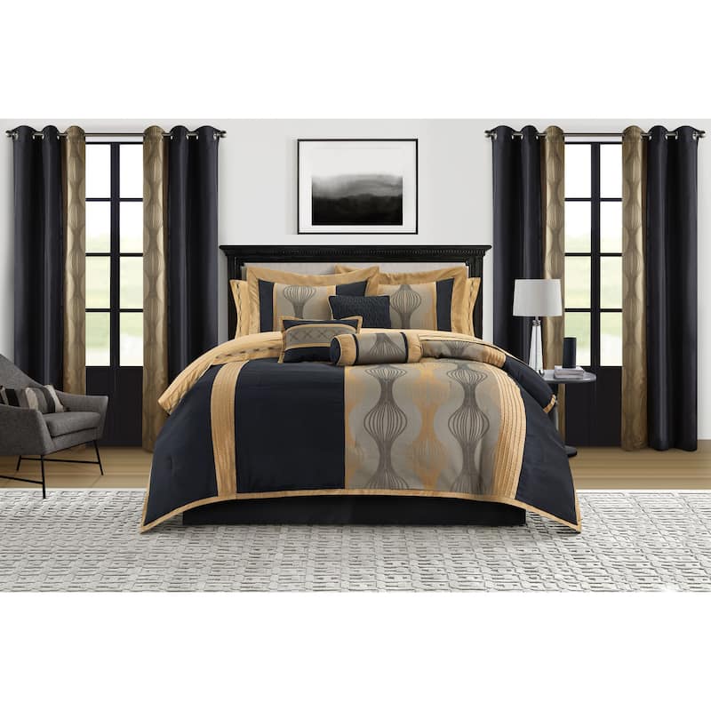 Nanshing Daniella 15 Piece Modern Geometric Room-In-A-Bag