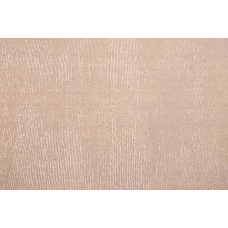 ECARPETGALLERY Hand Loomed Kashkuli Gabbeh Light Khaki Wool Rug - 8'7 x 11'8