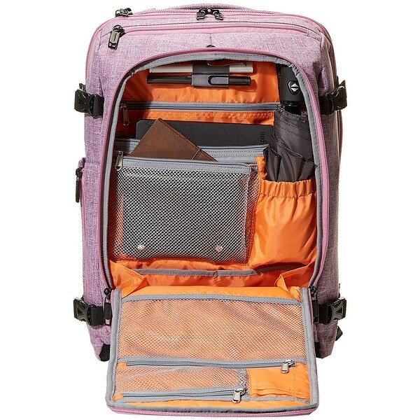 amazonbasics slim carry on travel backpack