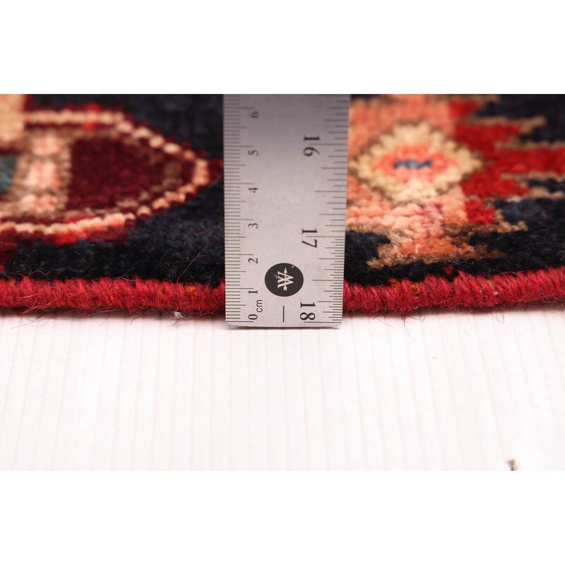 ECARPETGALLERY Hand-knotted Anatolian Vintage Red Wool Rug - 4'1 x 6'0