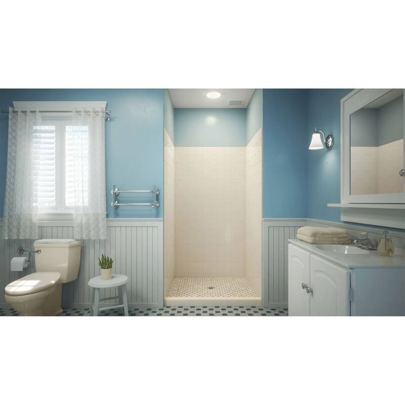 DreamLine QWALL-VS 41-1/2 in. D x 28-32 in. W x 76 in. H Acrylic Backwall Kit