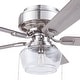 preview thumbnail 45 of 47, 52" MaCenna Indoor Traditional Farmhouse Ceiling Fan with Pull Chains, Dry-Rated