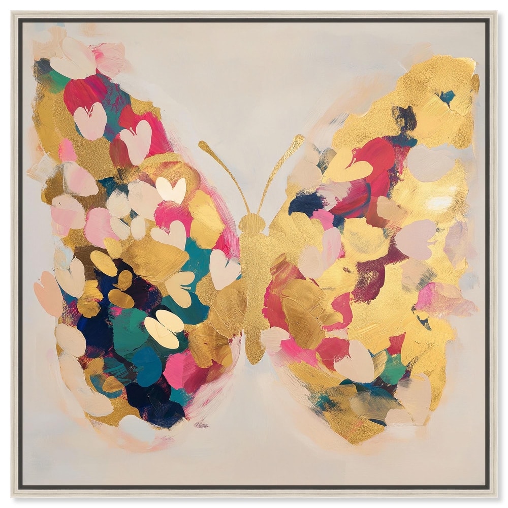 Flutter of Fortitude I Canvas by Art Remedy