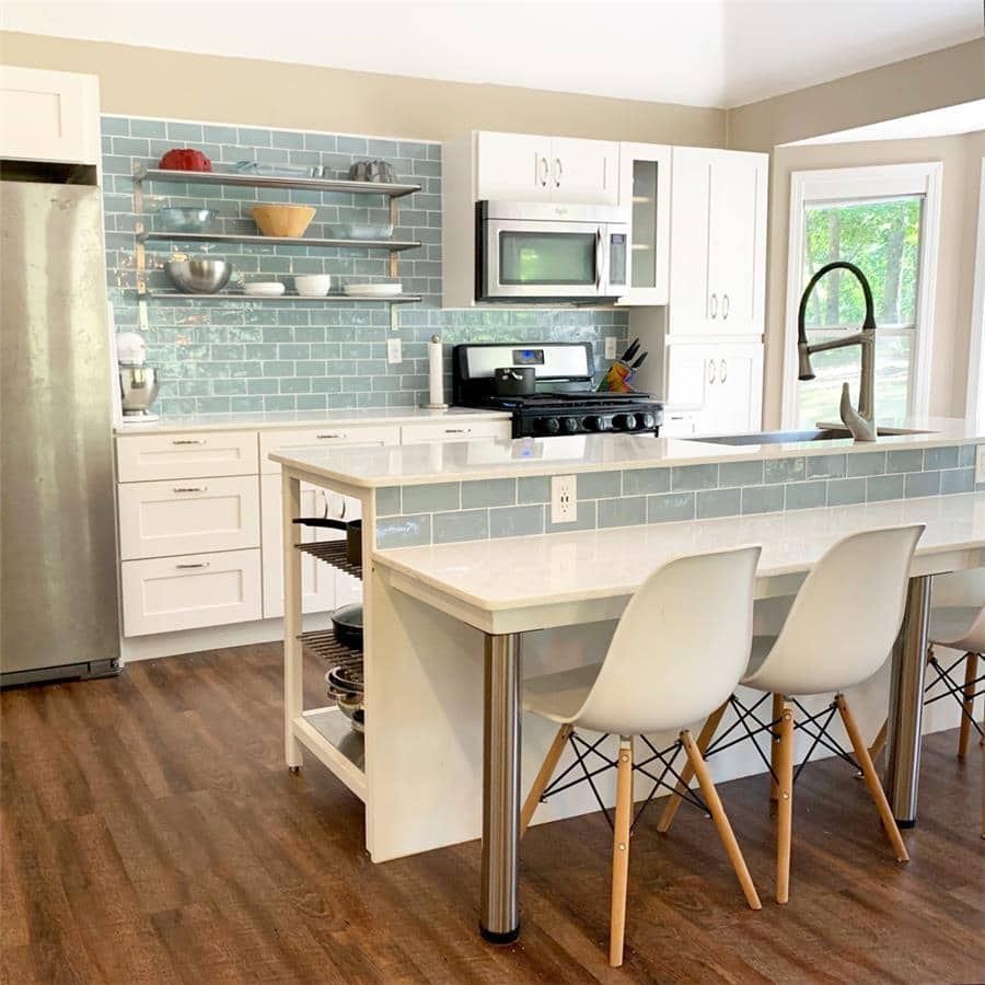 Merola Tile Chester Acqua 3" x 6" Ceramic Wall Subway Tile
