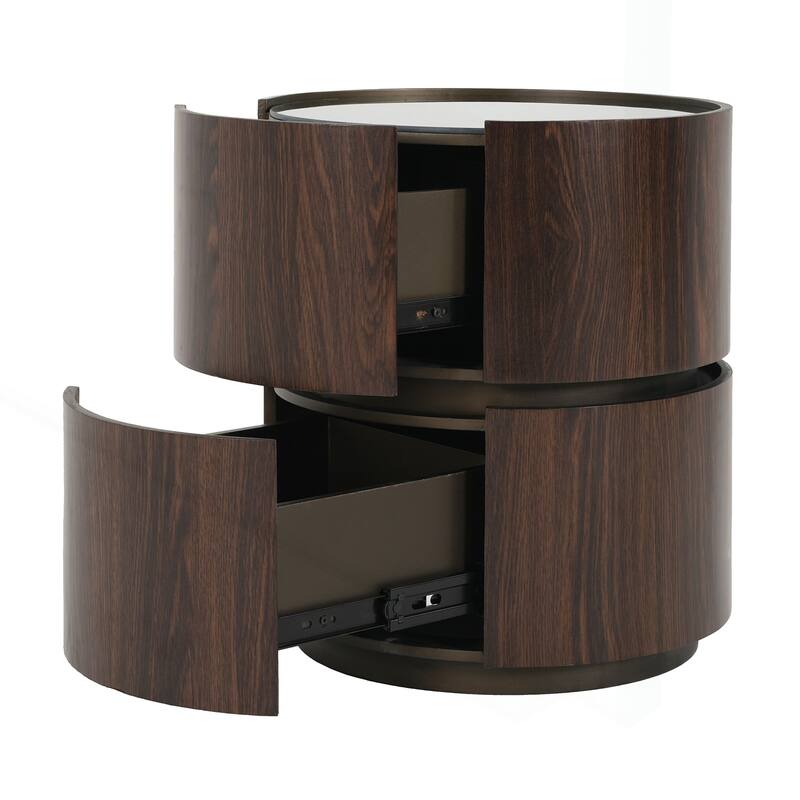Chic Double-Layer Storage Side Table with Modern Design for Versatile Use