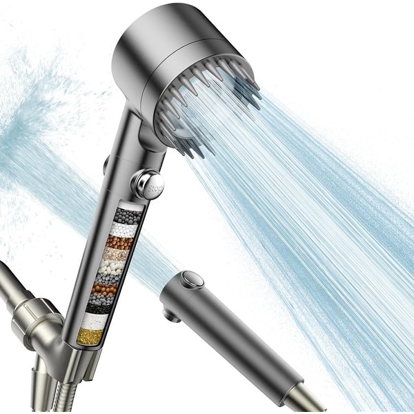 SH-3 Handheld Shower Filter for Hard Water with 2 Stage Filter