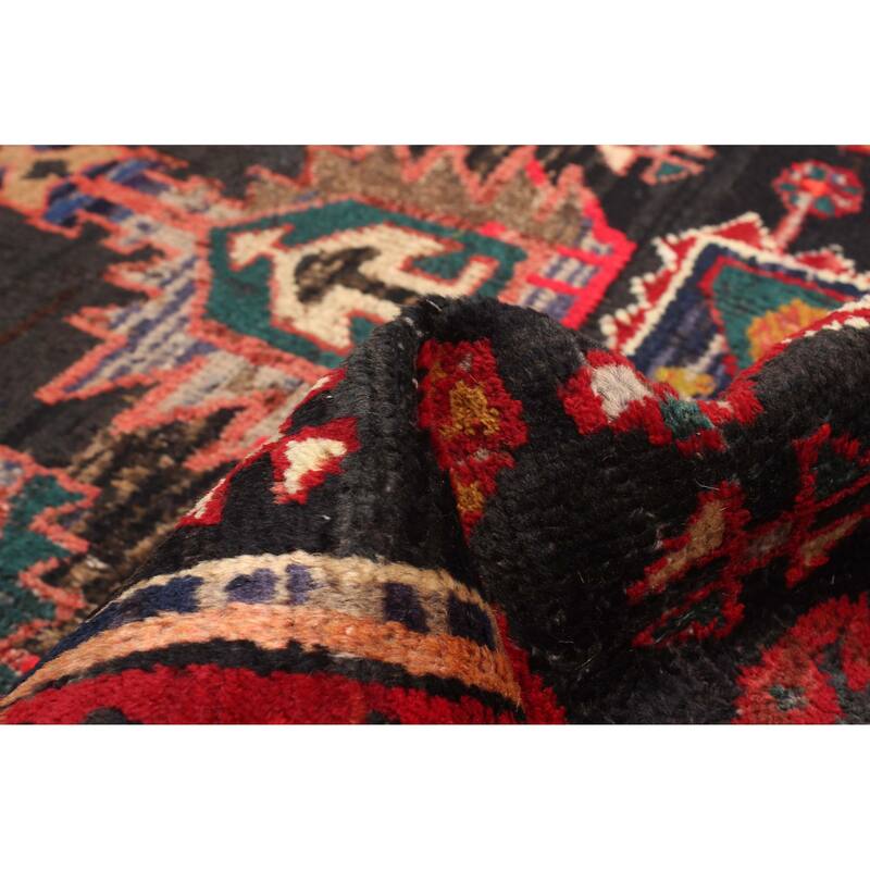 ECARPETGALLERY Hand-knotted Andelz Black Wool Rug - 2'11 x 5'10