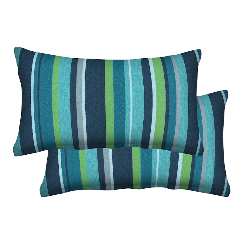 Textured Lumbar Toss Pillow (2-Pack) - 21" wide x 12" tall x 6" thick