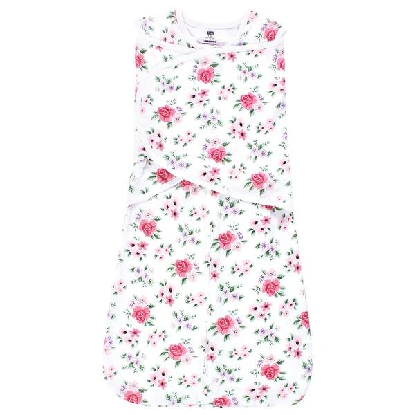 slide 1 of 1, Hudson Baby Infant Girl Convertible Swaddle Sleep Sack, Vintage Floral