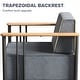 preview thumbnail 7 of 13, Gymojoy Luxury Patio Chair Set of 2 - 10" Extra Thick Cushions & Industrial Steel Frame - All-Weather Outdoor Furniture