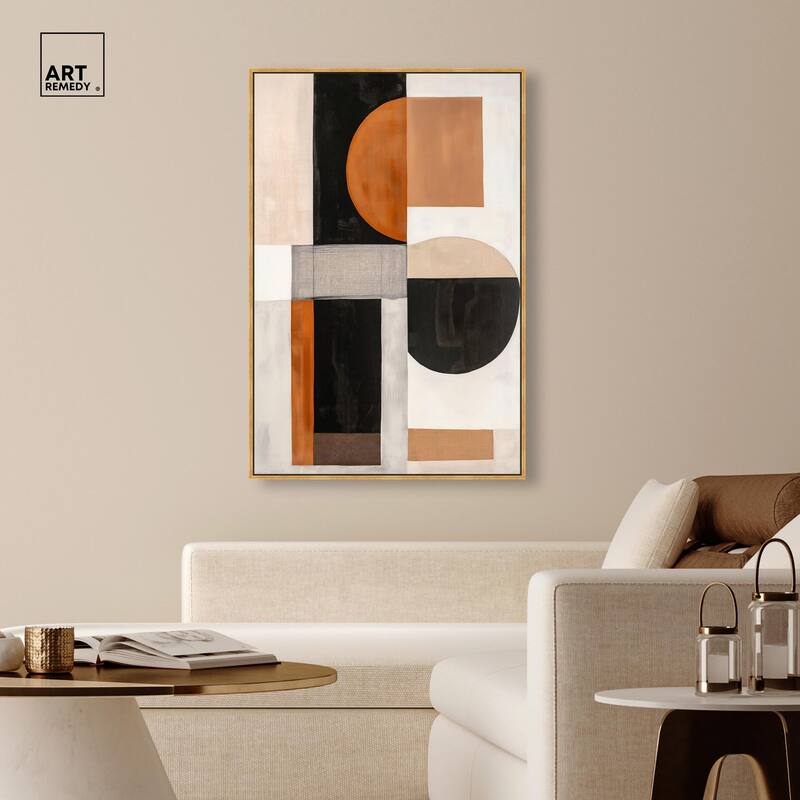 Divided Circle I Canvas by Art Remedy