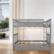 preview thumbnail 2 of 10, Elegant Full-Over-Full Bunk Bed