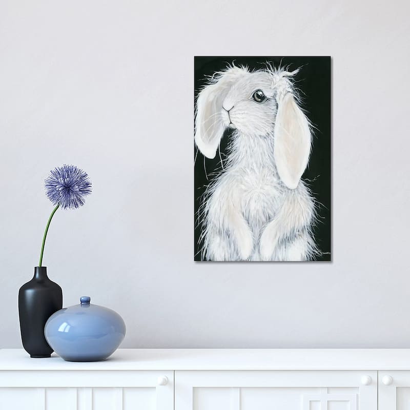 iCanvas "Bunny" by Hollihocks Art Canvas Print - 18x12x1.5