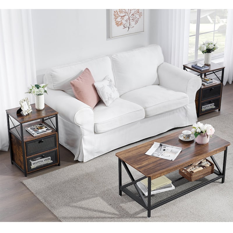 Taomika Contemporary Coffee Table Set( 2PCS/3PCS)
