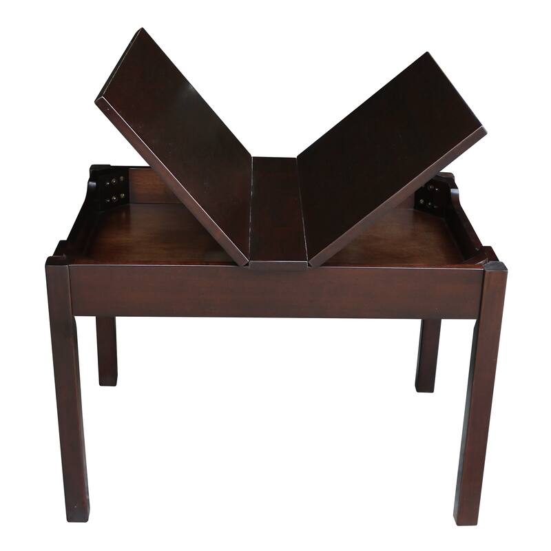 Kids Table with Lift Up Top and 4 Mission Juvenile Chairs - 5 Piece Set