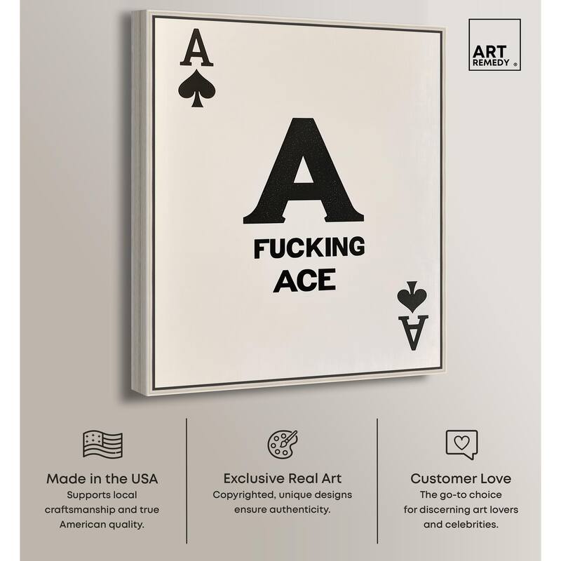 Ace Canvas by Art Remedy