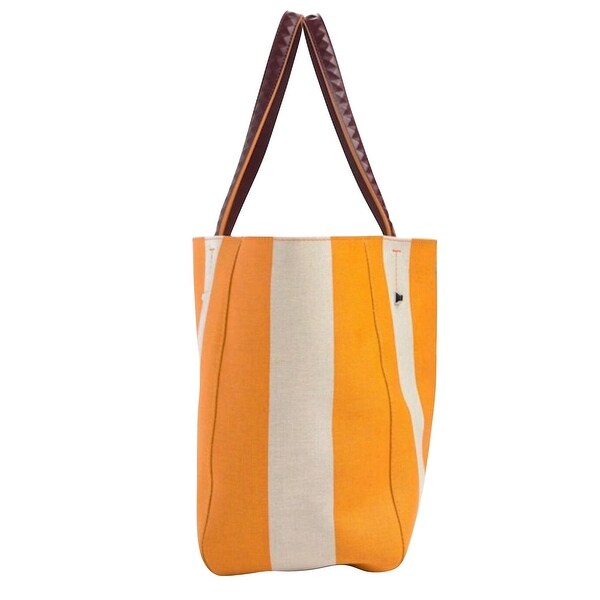 tan shopper tote bag