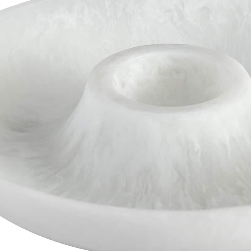 White Resin Chip And Dip