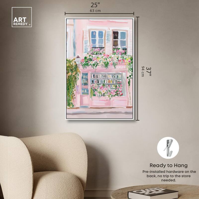 Little Magazine Store Canvas by Art Remedy