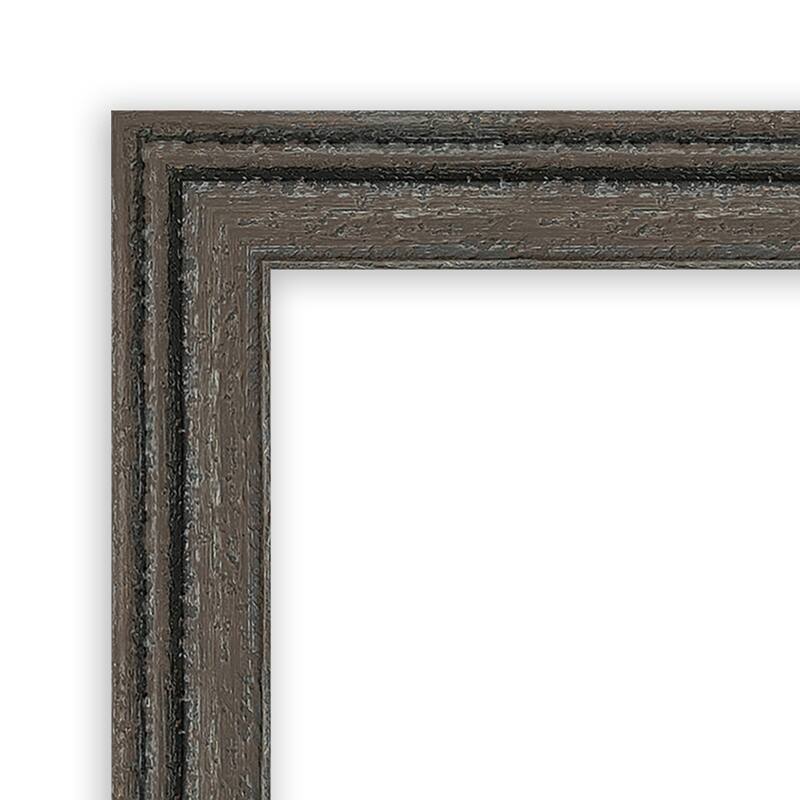 Upcycled Wood Framed White Corkboard Bulletin Board
