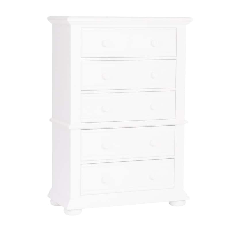 Summer House I Oyster White 5 Drawer Chest