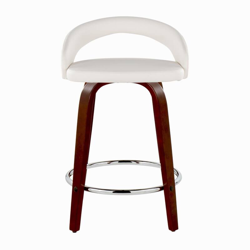 Grotto Upholstered 24" Fixed-Height Counter Stool - Set of 2