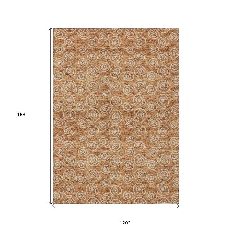 HomeRoots Geometric Transitional Rectangle Outdoor Rug