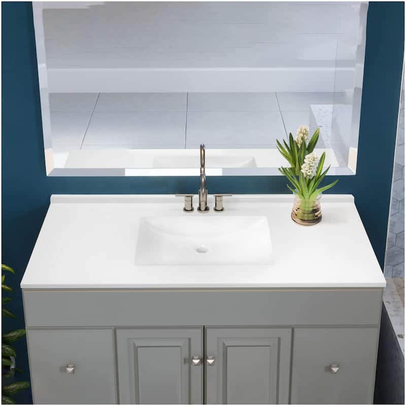 Design House 630244 Camilla 49" Cultured Marble Vanity Top with