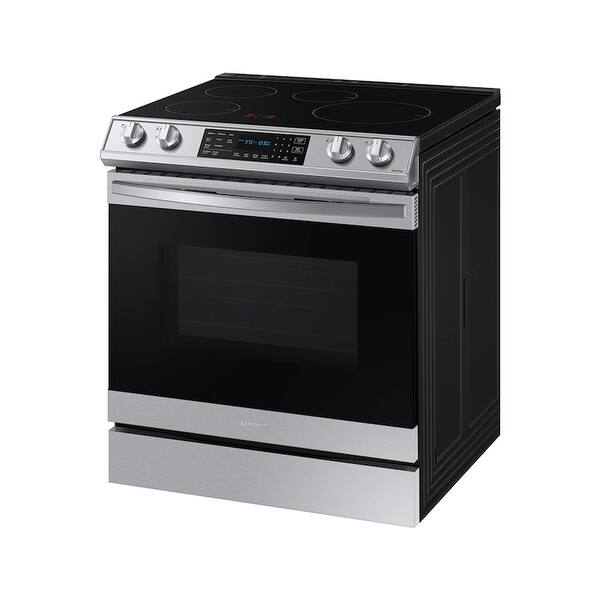 Samsung 6.3 cu. ft. Smart Instant Heat Induction Slidein Range with Air Fry & Convection+ Bed