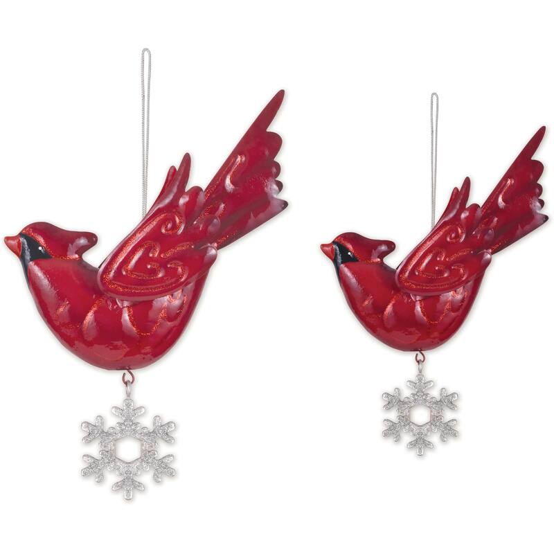Cardinal Ornament - Set of 2