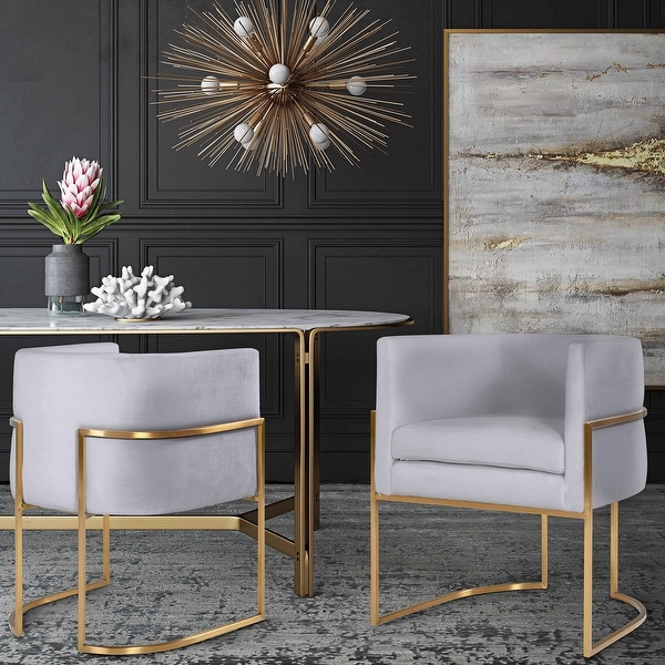 gold frame dining chairs