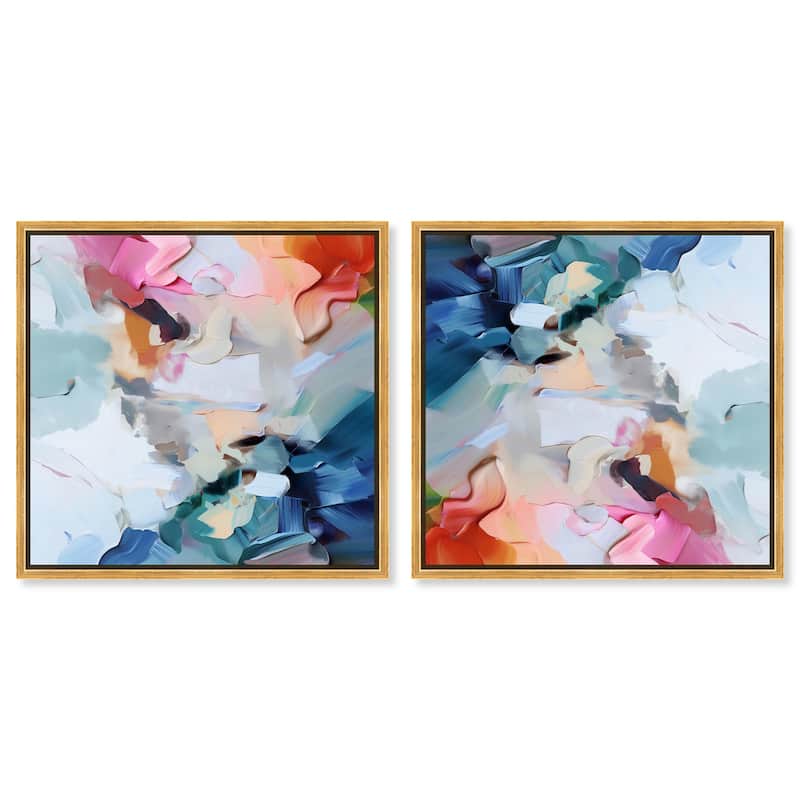 Walk on a Sunny Day Canvas by Art Remedy - 30" x 20" - White