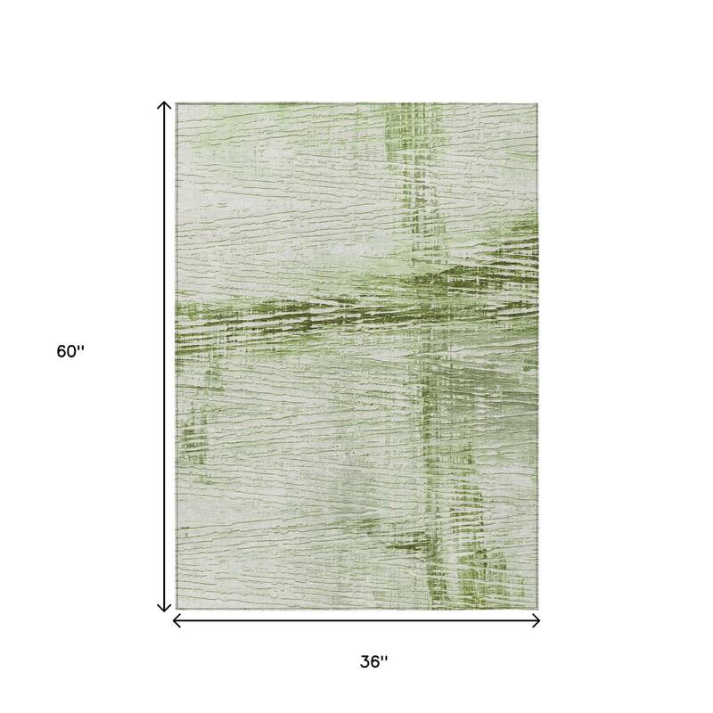 HomeRoots Striped Transitional Rectangle Outdoor Rug